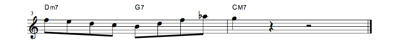 jazz sheet music lick2