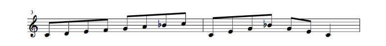 jazz sheet music scale code2