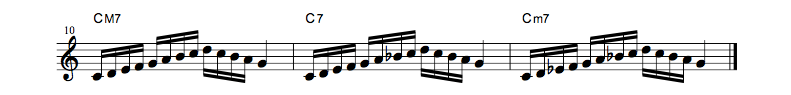 jazz sheet music scale4