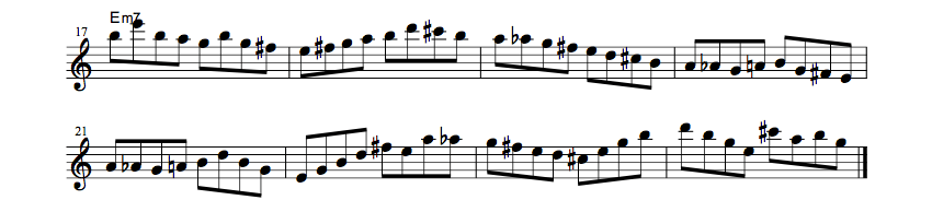 How To Use Bebop Scale So What
