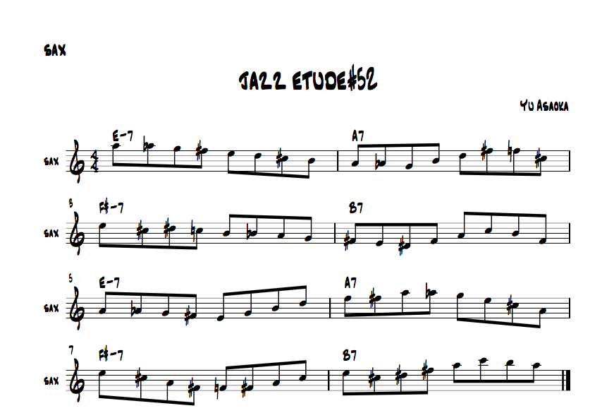 jazzsaxetude#52